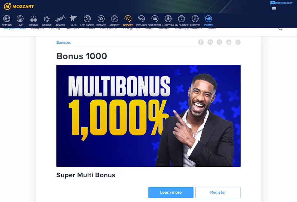 MozzartBet Kenya Bonus 1,000 Screenshot